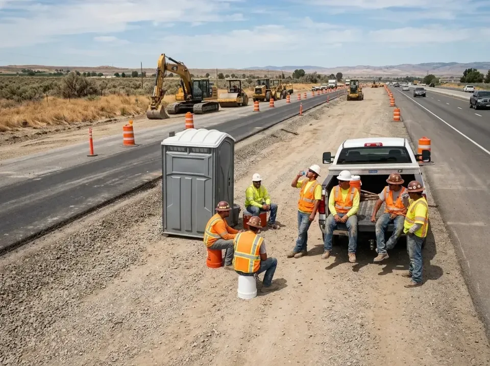 highway-road-construction-crew-007 — frequently asked questions, Porta Potty and Restroom Rentals in Home Gardens, CA